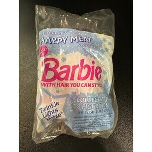 Vintage 1992 McDonald’s Barbie Twinkle Lights Happy Meal Toy – Sealed